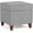 Style1 Fabric Light Grey, variant on 17 Inch Storage Ottoman Foot Rest,Square Faux Leather Foot Stool,Small Ottoman with Storage,Padded Seat for Entryway,Living Room,Bedroom,Couch,Under Desk,Dark Grey