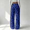 thumbnail image 6 of Blue Halloween Pajamas Womens Pajama Pants Halloween Cosplay Cute Pajama Pants Classic Trousers Gifts for Adults, Theme Parties, Costume Parties,Dress-Up L, 6 of 6