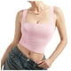 thumbnail image 4 of Camiseta sin mangas sexy con cuello cuadrado y espalda descubierta, tirantes ajustables, ropa de club, para mujer - XS-XL, 4 of 7