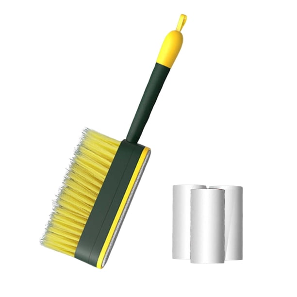 Quitapelusas manual Equipo de limpieza Multifuncional Doble cara Cómodo Verde amarillo