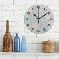 thumbnail image 3 of SKYSONIC Ballerina Flower Wall Clock 10 Inch Silent Non Ticking Round Clock Oil Painting Clock Easy to Read Clock for Living Room Bedroom Bathroom Home Decor, 3 of 7