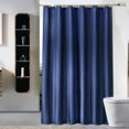 thumbnail image 2 of Shower Curtain Thickening Solid Color Waterproof Bathroom Curtain Bath Curtain, 2 of 7
