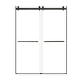 thumbnail image 2 of Transolid Bypt608010l-T 80" High X 60" Wide Bypass Frameless Shower Door - Black, 2 of 3