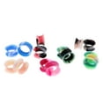 thumbnail image 2 of 7 Paires d'Extenseur de Tunnel Auditif Silic de Couleur Mixte - 12mm, 2 of 6