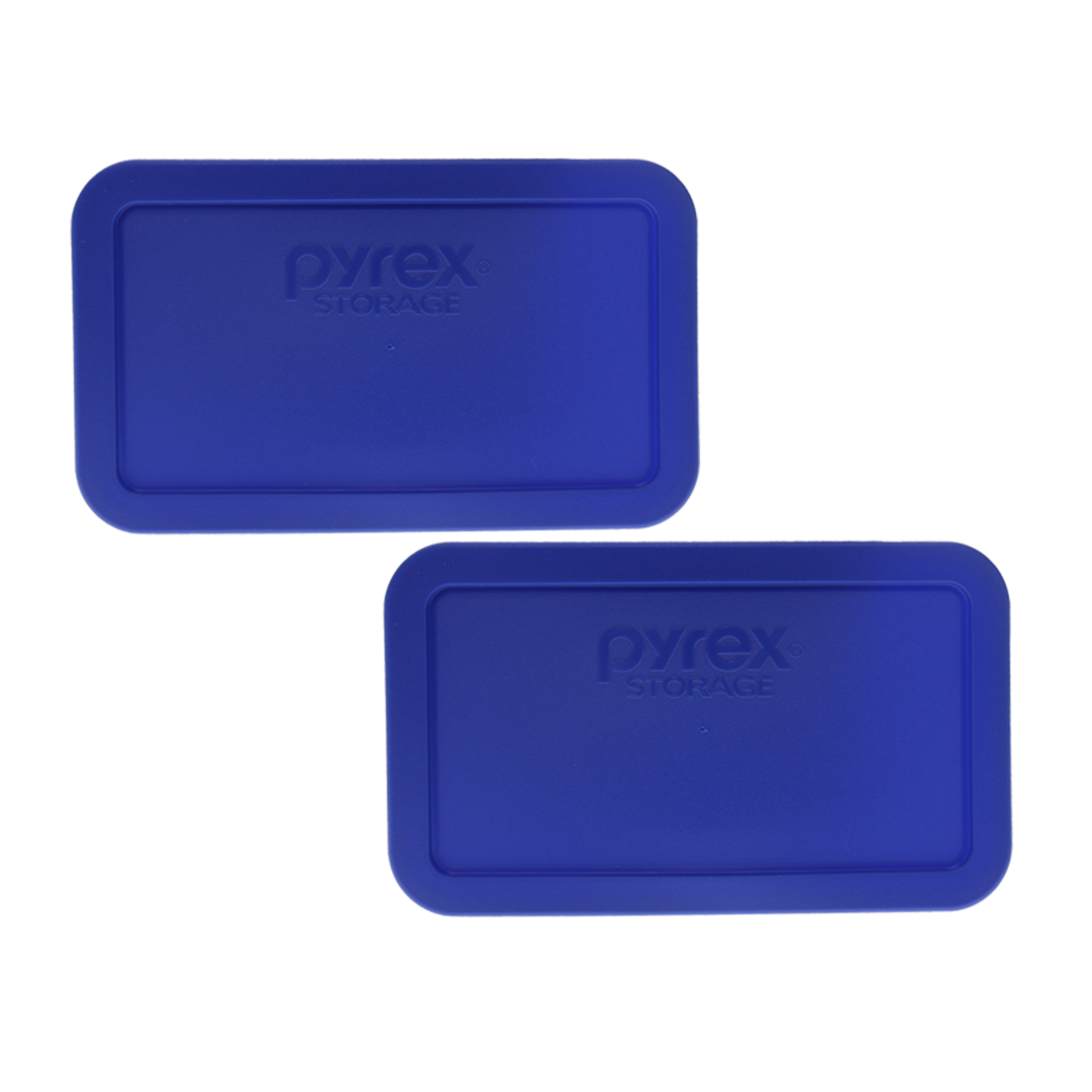 Pyrex 7212-PC Blue Plastic Replacement Storage Lid (3-Pack) For Rectangle Dishes