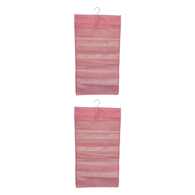 Wosthever Organizador de armario colgante Dido, bolsillos de malla de 2 lados, bolsa de almacenamiento para guardarropa, bolsa para ropa Type5 NO5
