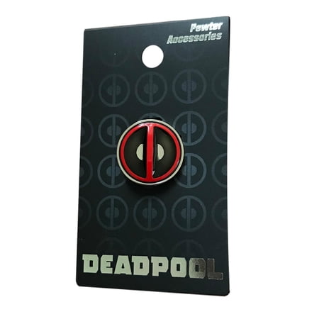 Deadpool Color Pin With Loop for Optional Necklace Costume Accessory
