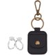 thumbnail image 1 of 2 Pcs Leather Ring Holder Ring Keeper Case Travel Pouch for Wedding Ring Engagement Ring Pouch Ring Bearer Gym Pouch for Jewelry Storage Black, 1 of 5