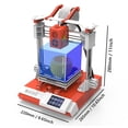 thumbnail image 3 of EasyThreed K6 3D Printer FDM Desktop Printing Machine 100x100x100mm/4x4x4inches Print Size Removable Platform with 2.4'' Touchscreen Control Printing with TF Card/USB Connect for Beginners C, 3 of 7