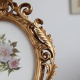 thumbnail image 4 of Hongchun Vintage Picture Frame 4x6 Inch, Oval Antique with Glass Front golden, 4 of 5