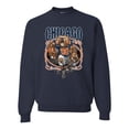 thumbnail image 1 of Wild Bobby, Chicago Fan | CHI Fantasy Football ,Sports, Unisex Crewneck Graphic Sweatshirt, Navy, XX-Large, 1 of 4