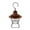 Brown, variant on Eoozwa LED Retro Camping Lantern for Hiking and Tent Lighting 360 Degree Illumination with Hook and Table Stand Vintage Design IPX4 Water Resistant