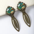 thumbnail image 3 of Sea turtle Vintage Copper-Colored Lace Bookmarks: Stainless Steel Reading Accessories, Ideal Gifts for Book Lovers - Set of 2, 3 of 5