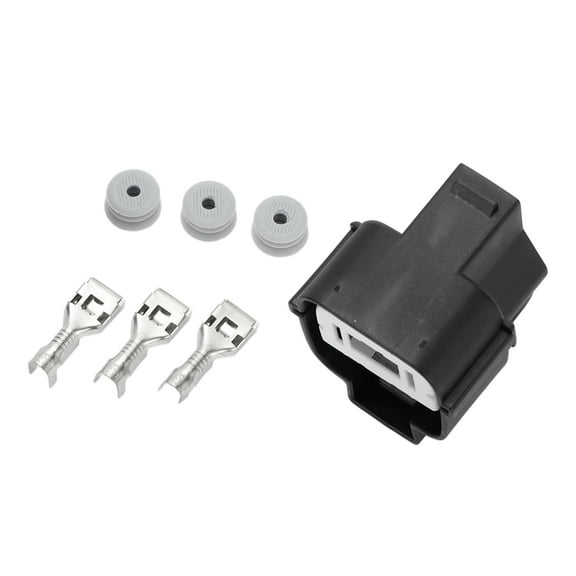 3 Pin Radiator Cooling Fan Connector Plug Waterproof Female Wire Terminal Connector for Hyundai 1 Set