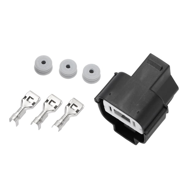 Conector de terminal de cable hembra impermeable de 3 pines para ventilador de refrigeración del radiador para Hyundai 1 juego
