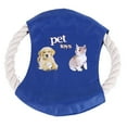 thumbnail image 2 of Dog Flying Disc Toy Training Cotton Rope Handle Dog Flyer Catcher Toy for Pets, 2 of 6