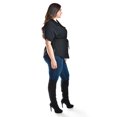 thumbnail image 2 of Blusa camisera ajustable Roman Fashion Tallas Extras 2436 Negro 36, 2 of 5