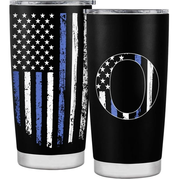 Personalized Gifts for Men, Birthday Gifts for men, Anniversary Birthday Gifts for him Dad, Grandpa, Uncle, Brother, Friends, American Flag Tumbler - 20oz - O