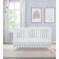 thumbnail image 4 of Delta Children Heartland 4-in-1 Convertible Crib, Greenguard Gold Certified, Bianca White, 4 of 13