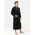 thumbnail image 4 of Men's Robe Ultra Soft Full Length Long Bathrobe, 4 of 7