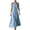 Light Blue, variant on Women Flowy Halter Sleeveless High Neck Maxi Dresses Solid Elegant Boho Beach Vacation Casual Loose A-Line Sundress with Pockets, Black M