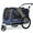 Blue, variant on DOGGYHUT Premium XL Pet Bike Trailer & Stroller for Large Sized Dog or Multiple Small Dogs,Low Center of Gravity,Parking Brakes,Easy Folding Frame,Bicycle Carrier