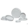 thumbnail image 1 of 38-400 White Metal Cap with Plastisol Liner - 144 Per Pack - Pack of 576, 1 of 1