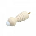 thumbnail image 3 of Renovators Supply Manufacturing Wooden Door Stop Bumper Wall Mount 3.18" Long Unfinished Maple Hardwood Door Stopper Silicone Rubber Bumper For Absorbing Shock Wall Protector with Hardware Pack of 4, 3 of 6