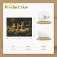 thumbnail image 5 of ADALE Vintage Bunny Canvas Wall Art Farmhouse Rabbit Posters For Wall Farm Animal Artwork Rabbit Prints Wall Art Vintage Rabbit Painting Decor Unframed 24x20 Inch, 5 of 7