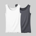 thumbnail image 2 of Jalioing 2 Pack Summer Tank Tops for Women Soft Comfy Plus Size Sleeveless Pajama Shirts Casual Basic Tees Tops, 2 of 3