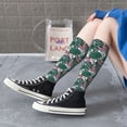thumbnail image 3 of Lsque Tropical Leaves Printed Crew Socks Men's Women's LightWeight Thin Casual Calf Socks ,Knee High Socks,Cotton Socks, 3 of 9