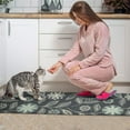 thumbnail image 2 of Kitchen Mats for Floor Set of 2 Pieces Floral Kitchen Rugs and Mats Non Skid Washable Kitchen Floor Mat(17" Wx30 L+17" Wx 47" L), 2 of 6