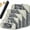 white, variant on Simplify Living Compression Packing Cubes for Travel, Tripped Compression Packing, 5 Set Compressible, Travel Essentials (blue)