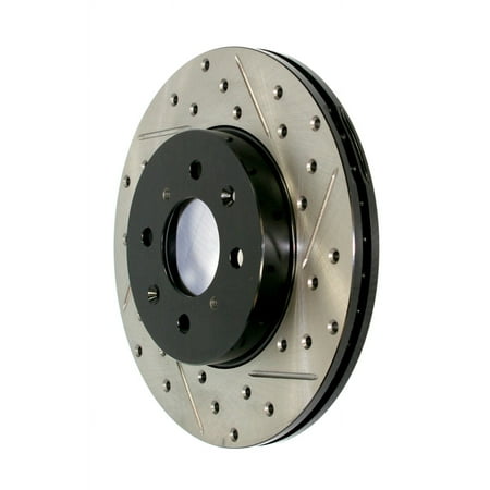 StopTech 127.45035L StopTech Sport Rotors; Drilled And Slotted; Rear Left;9.09 in. Dia.; 1.36 in. Height;
