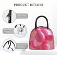 thumbnail image 4 of Easygdp Pink Balloon Puppy Art Bolsa de Almuerzo Insulada Grande, Forro de Aluminio, Diseño Espacioso, a Prueba de Fugas, Ideal para Trabajo, Picnics, Viajes y Actividades al Aire Libre, 4 of 6