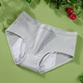 thumbnail image 2 of Velaura Womens Underwear Packs High Waist Matching Underwear for Couples with Bra Tucking Panties Thong Womens Satin Panties Bikini Flatulence Filtering Underwear Women's Leak Proof Soft And, 2 of 3