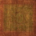 thumbnail image 1 of Ahgly Company Indoor Square Abstract Orange Modern Area Rugs, 5' Square, 1 of 4