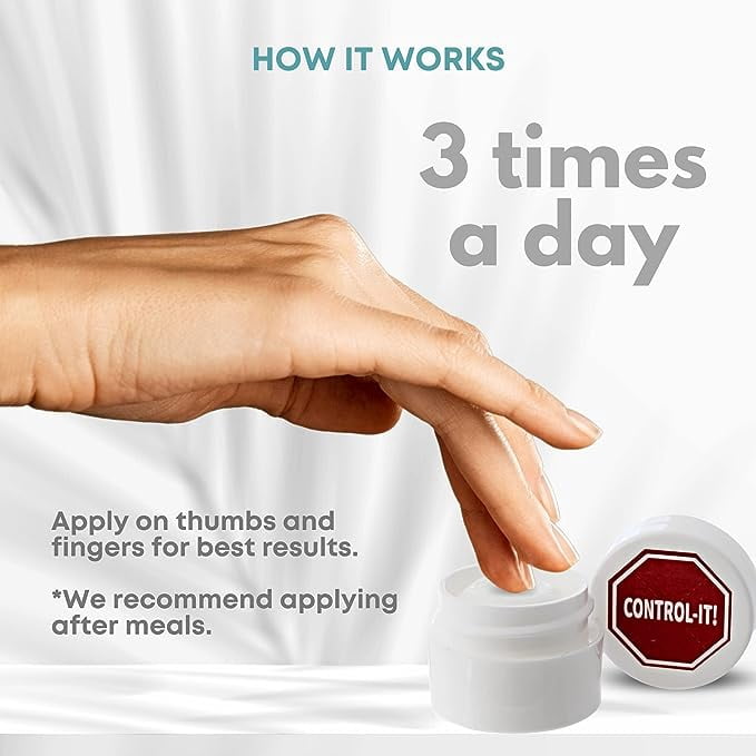 Control-It Natural Nail Biting & Thumb Sucking Solution | 100% Natural Kid Safe Bitter Taste Deterrent | Gentle on Skin, Teeth, Nails & Fingers | Kids, Adults & Teens | Easy to Apply