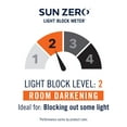 thumbnail image 5 of Sun Zero Barrow Energy Efficient Grommet Curtain Panel, 54" x 108", Gray, 5 of 5