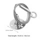 thumbnail image 2 of unbranded Kit De Para Colgar Cuadros Con Cable De Inoxidable Resistente Y Seguro Color Plateado, 2 of 8