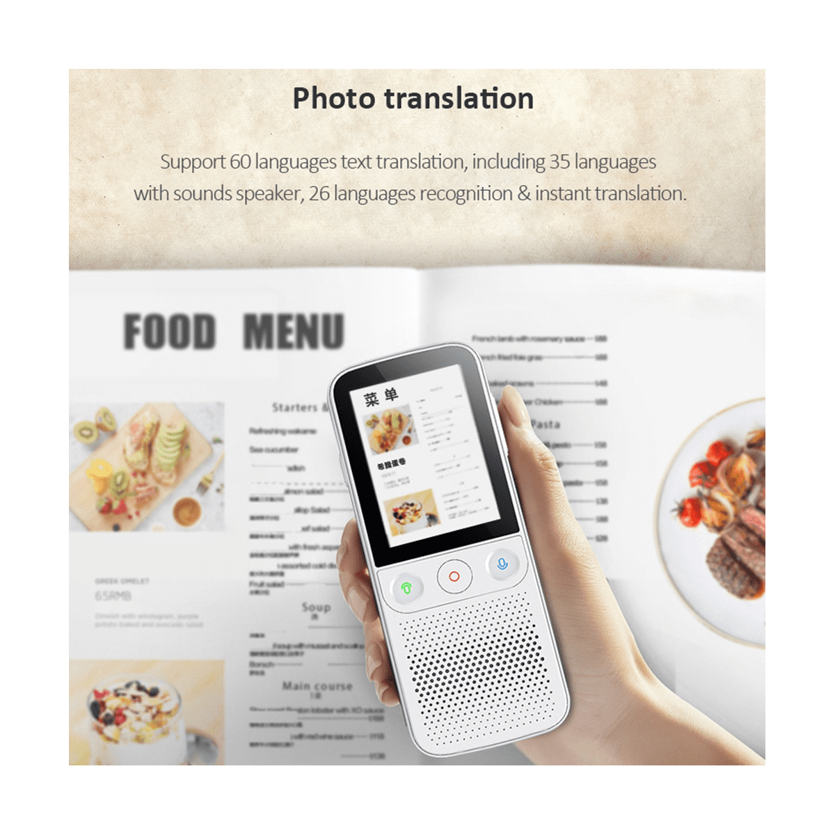 T10PRO Intelligent Voice Translation 138 Language Translator WIFI Smart Photo Translation