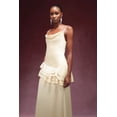 thumbnail image 3 of Vestido Bellabarnetten Gunnhild sin mangas Falbala Satin Maxi, 3 of 6
