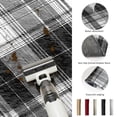 thumbnail image 5 of Round Rugs 6Ft, Black Buffalo Plaid Round Area Rug Washable Indoor Throw Carpet, Farmhouse Modern Checkered Soft Non Slip Circle Rug for Office Cabinet Home Decor Aesthetic, 5 of 8