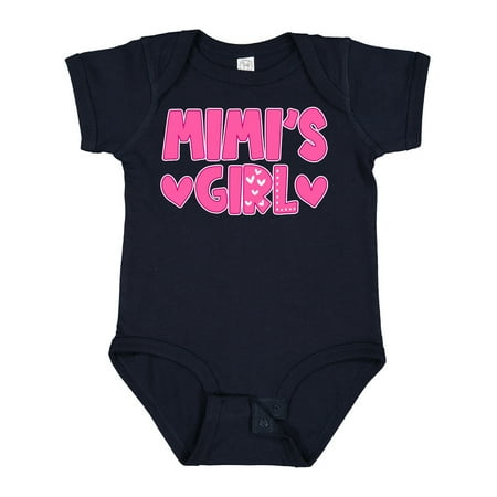 

Inktastic Mimi s Girl Pink with Hearts Gift Baby Girl Bodysuit