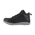 thumbnail image 4 of Reebok Work Men's Sublite Cushion Alloy Toe Internal Metatarsal Guard Athletic Mid Cut Work Shoe Black - RB4143, 4 of 5
