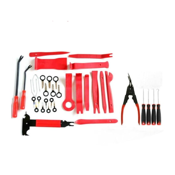 Riwesomey 35 unids/set de removedor de molduras interiores de coche, herramienta de mano de desmontaje, actualización de modificación, instalador, Kit de Vehículos, repuestos y accesorios Mis Riwesomey VI016651-00