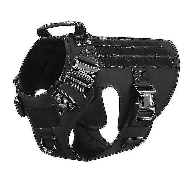 Dog Tactical Harness Training Working Adjustable Metal Buckle High Quality Nylon Material Vest For Large Dogs German Shepherd
