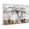 thumbnail image 2 of Parvez Taj "Faded Tree" Print on White Wood, 2 of 5