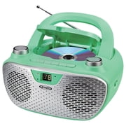 Jensen Bluetooth MP3 Boombox, Green, CD-485-GR