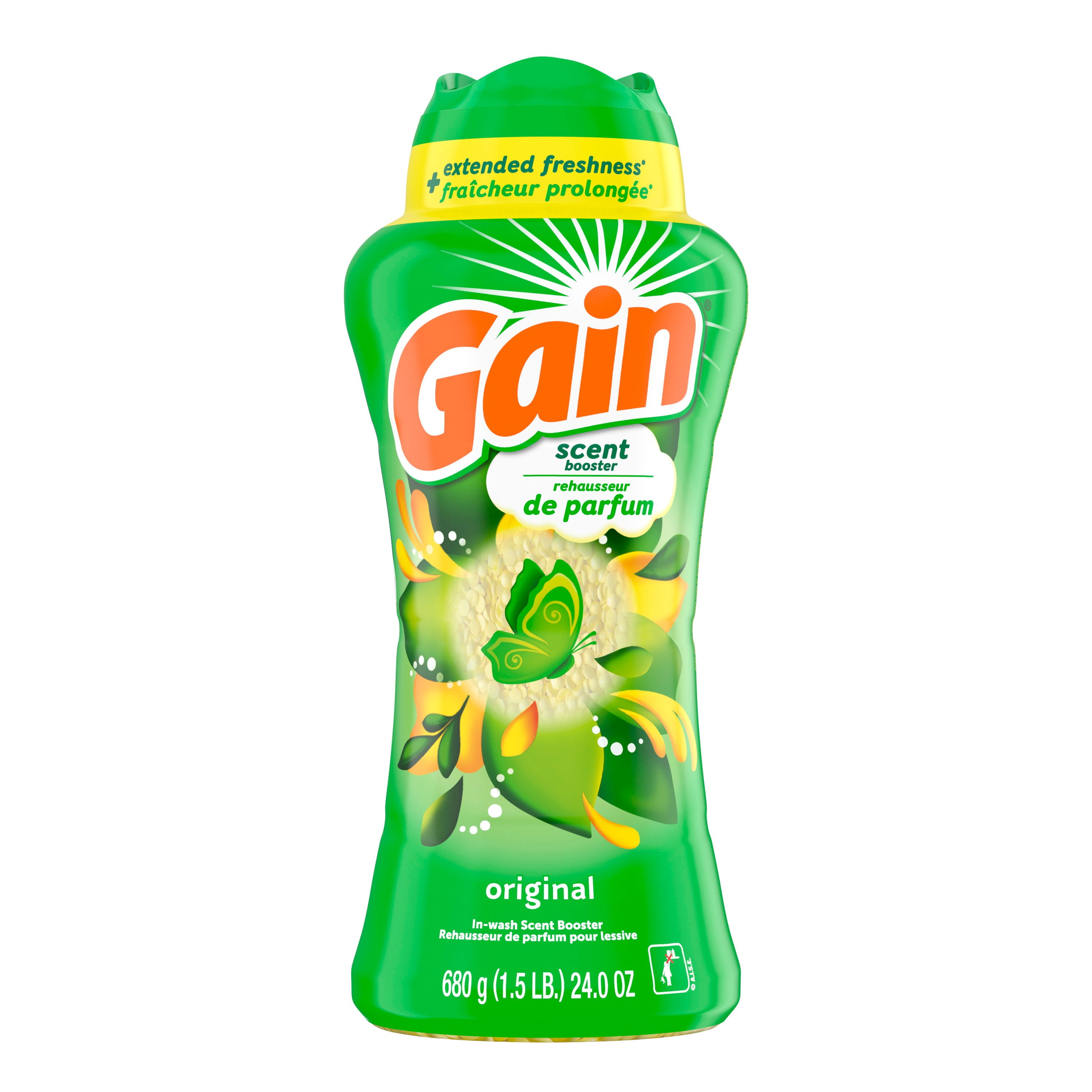 Perles de rehausseur de parfum pour lessive Gain Fireworks, Original, unité à usage unique